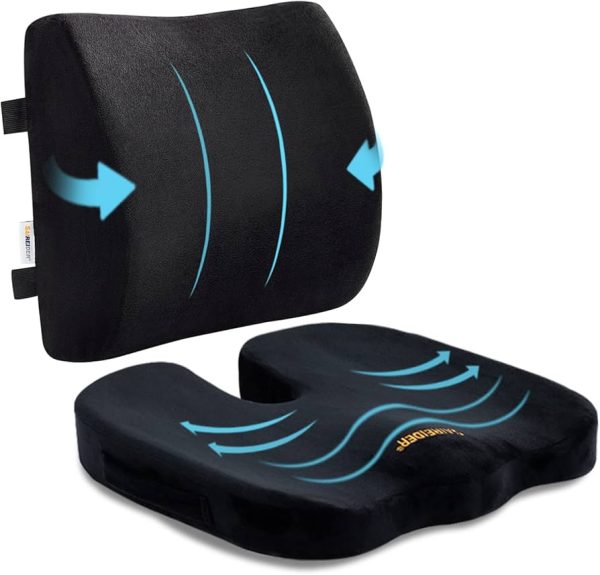 Globally office use – Cushion for Back & Tailbone and sciatica Pain Relief